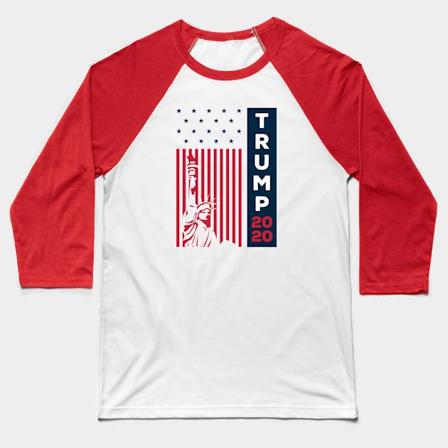 Trump for president 2020 Baseball T-Shirt by igzine